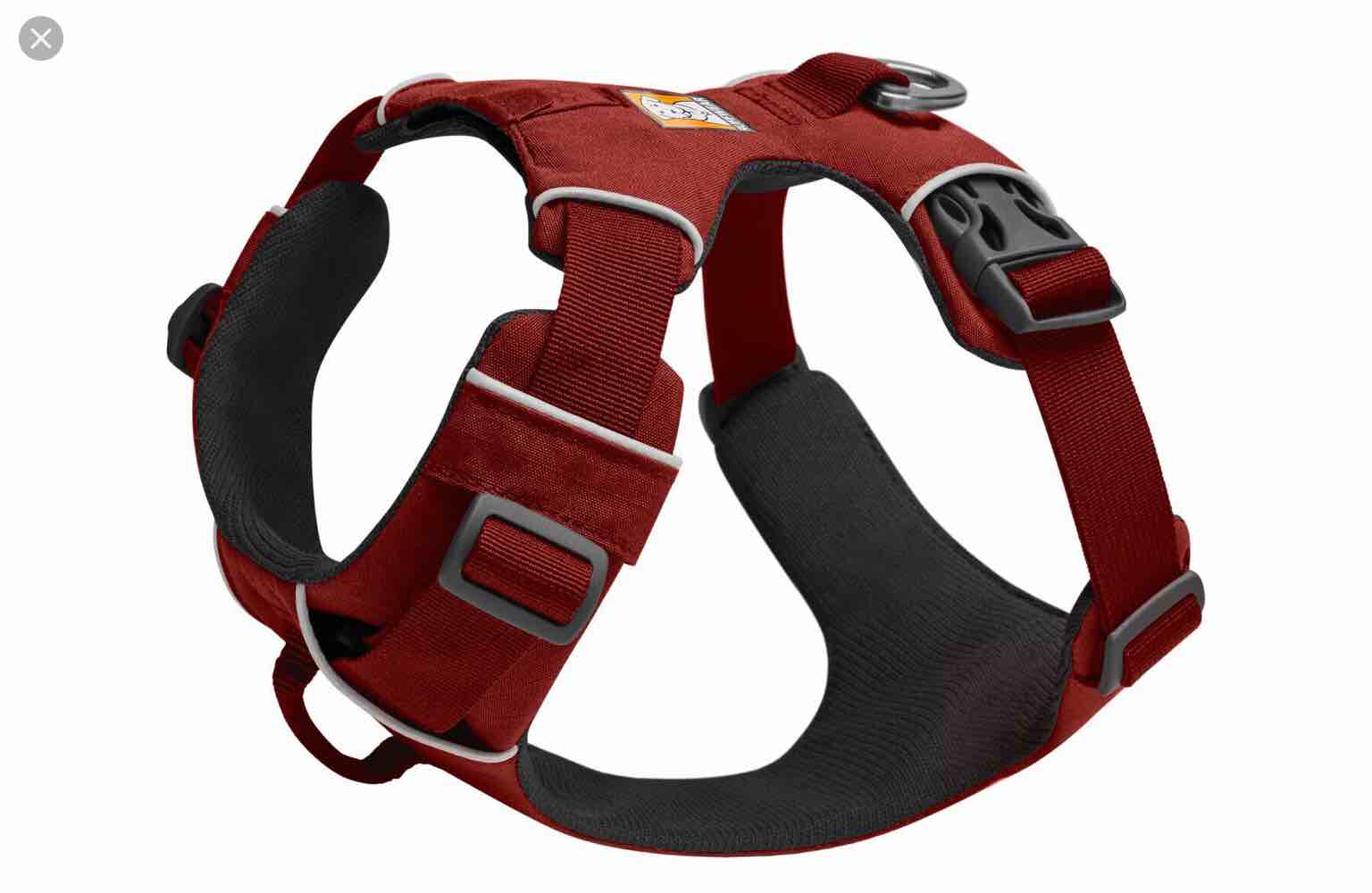 ruffwear dog harness red clay medium