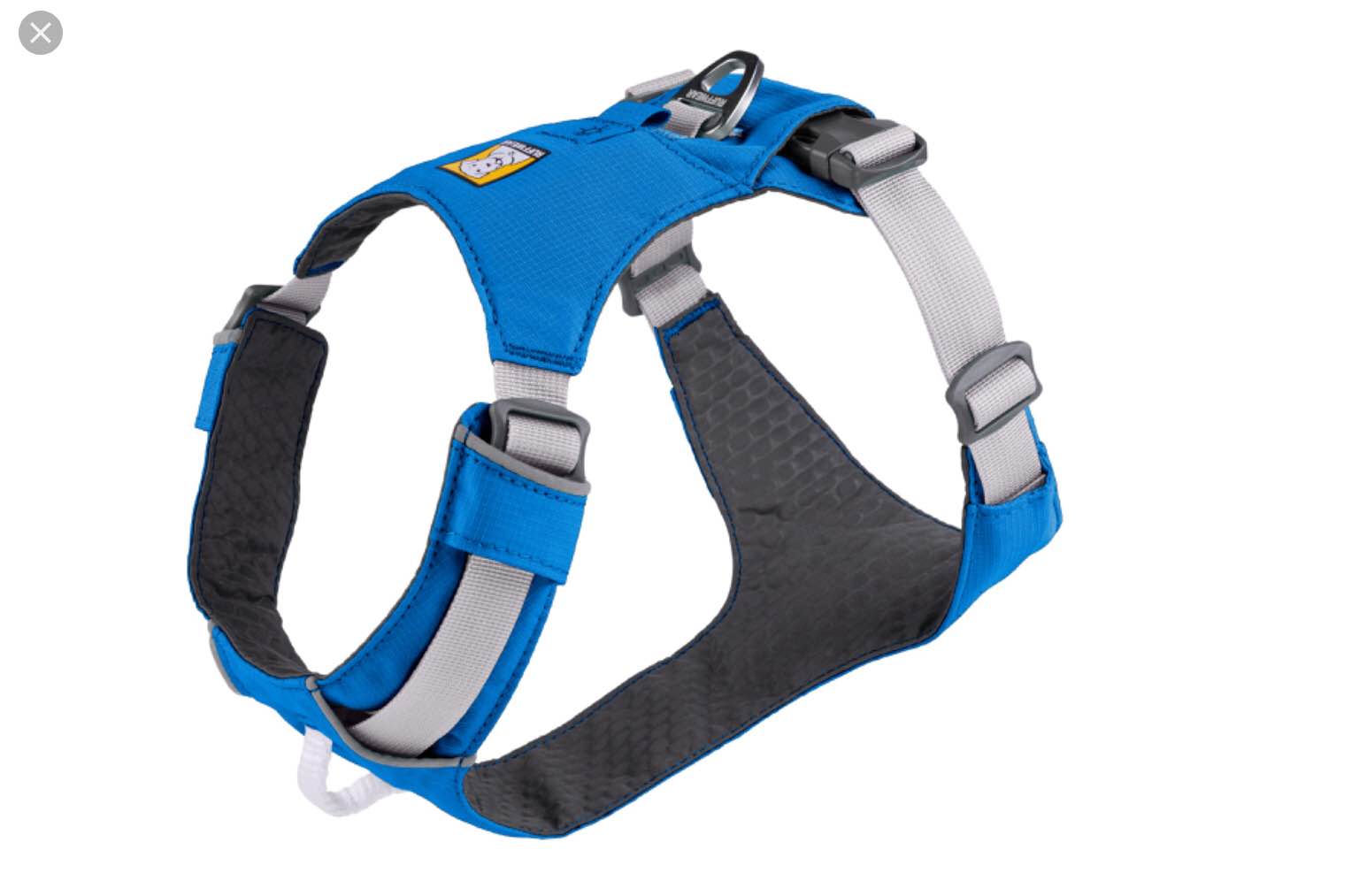 ruffwear dog harness blue and gray small