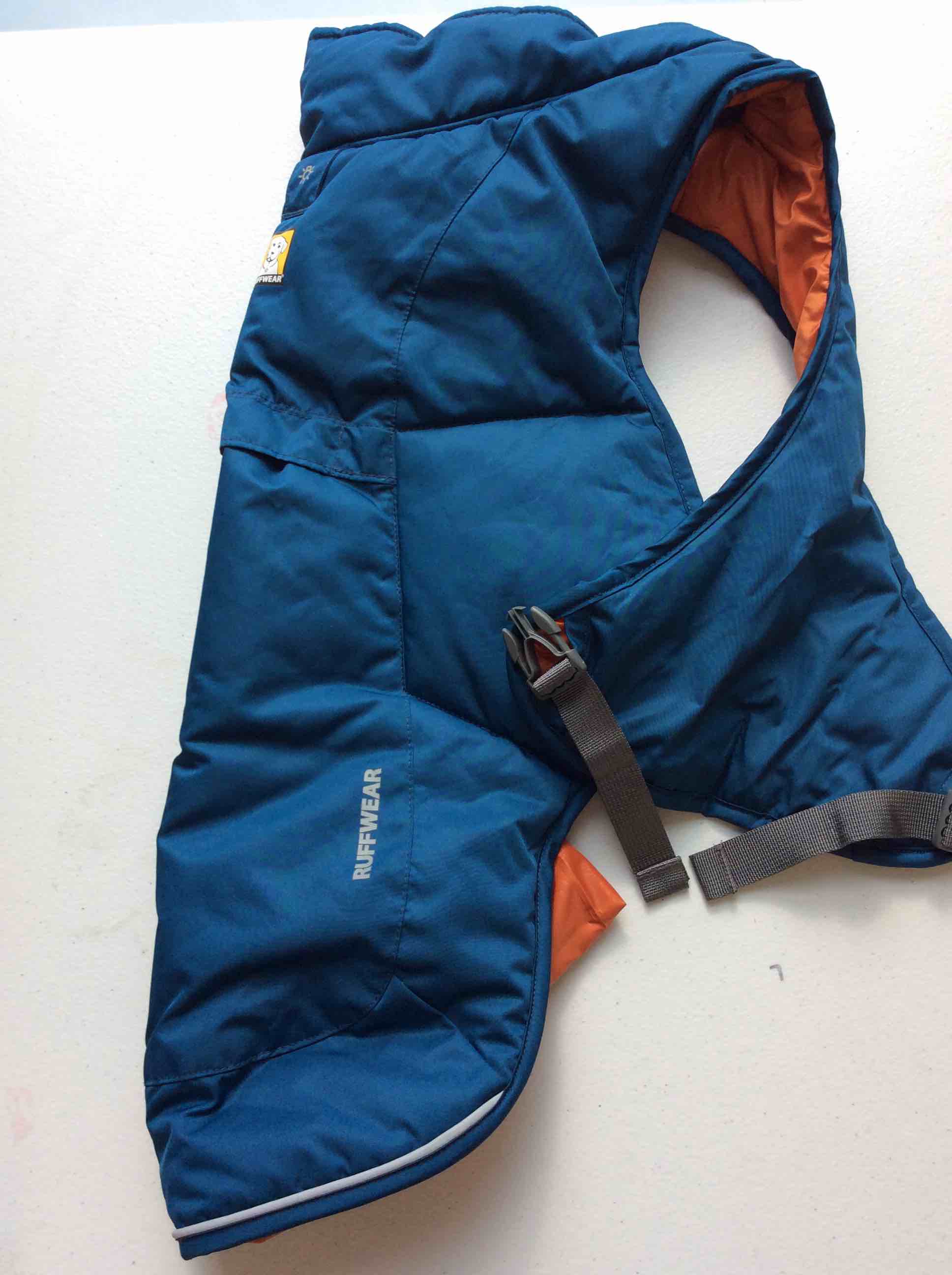 Condition photo showing New/Like New for ruffwear quiznee insulated dog jacket small