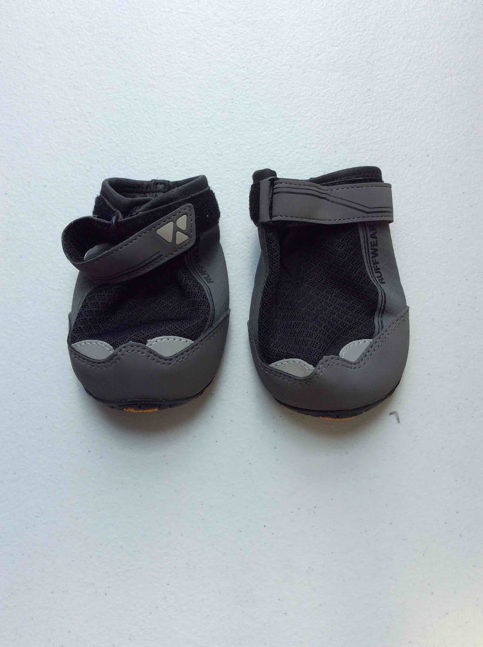 Condition photo showing New/Like New for ruffwear dog boots obsidian black unknown size