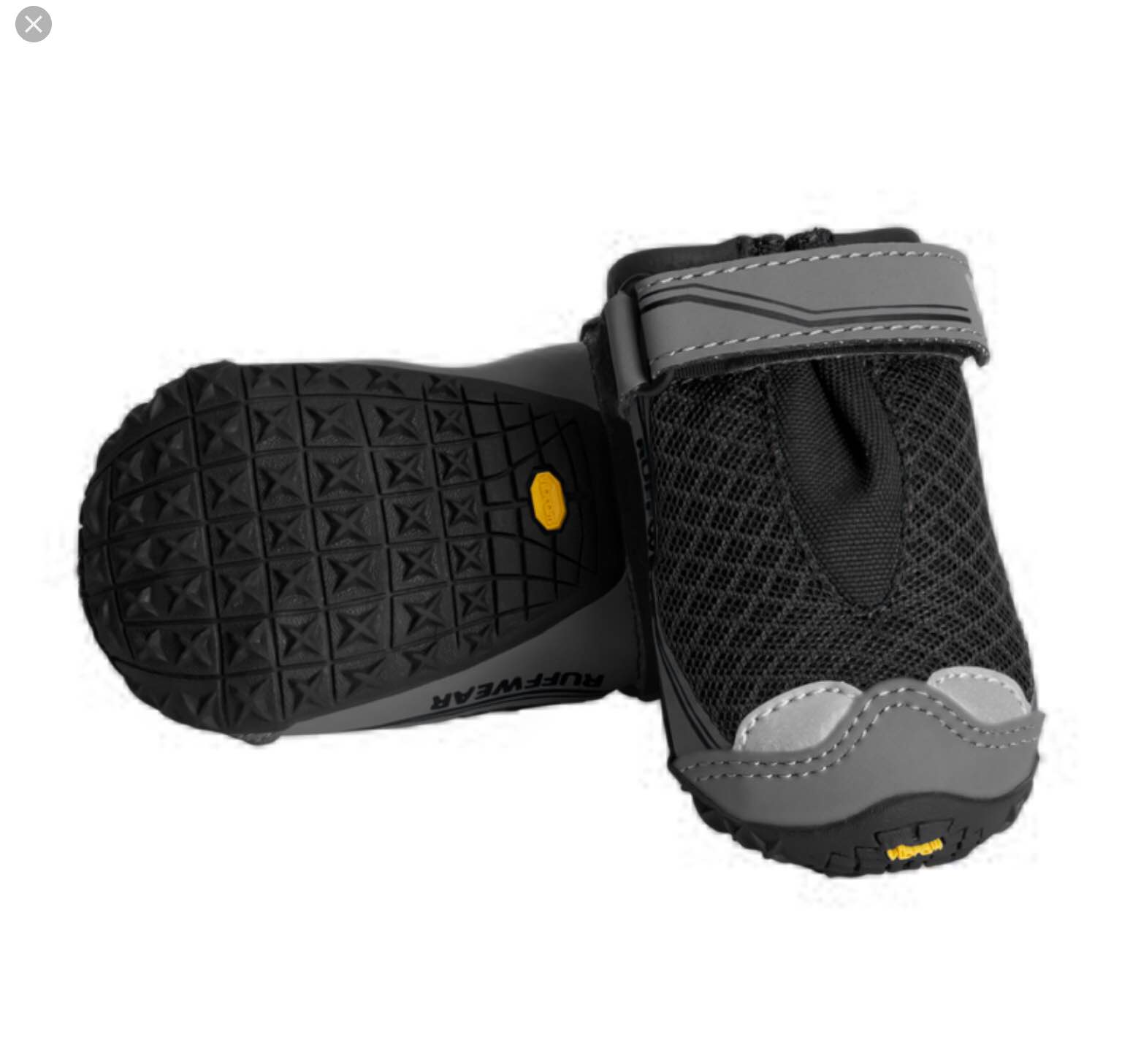 ruffwear dog boots obsidian black unknown size