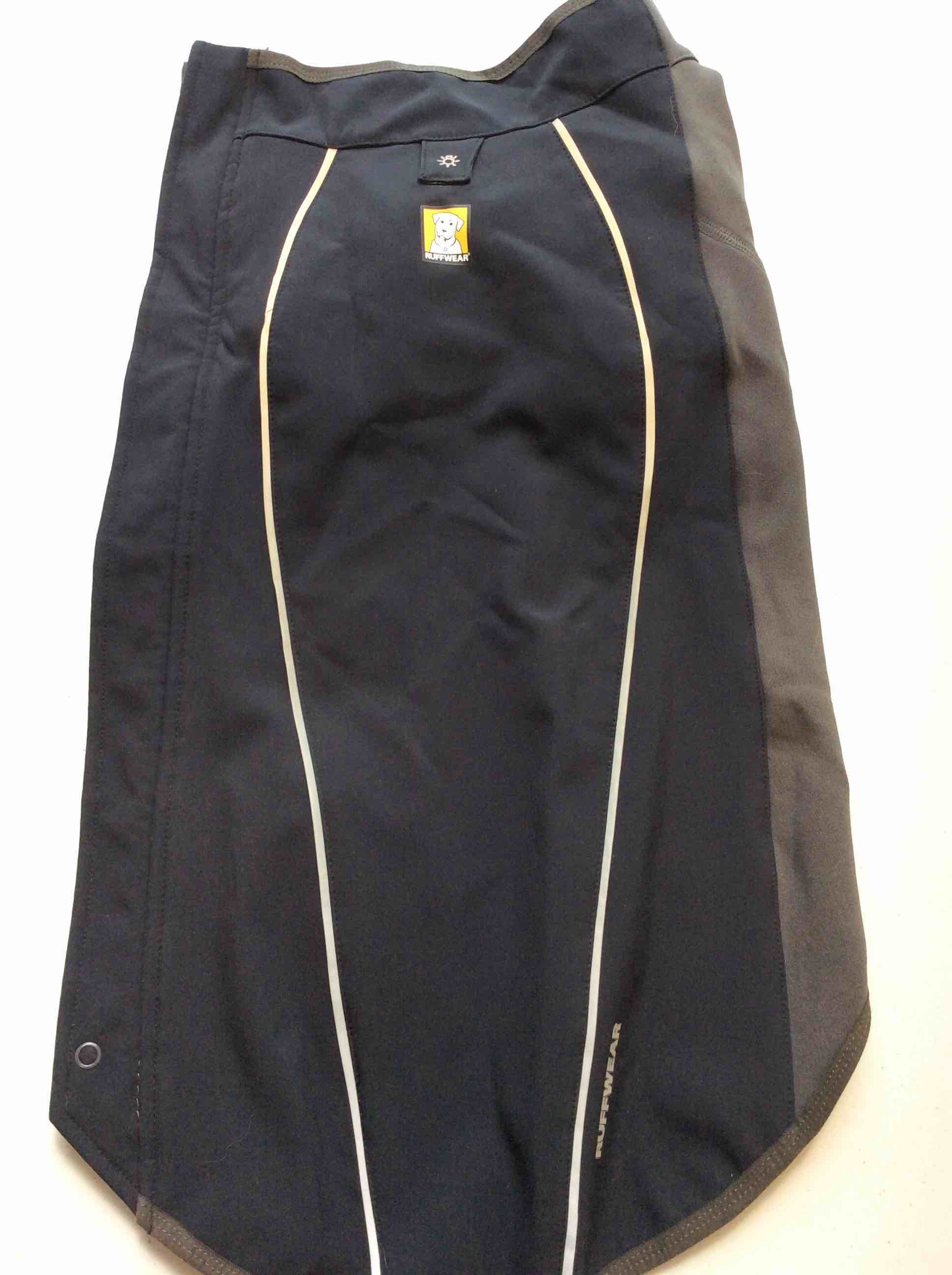 Condition photo showing Good Condition for ruffwear cloud chaser dog jacket obsidian black medium