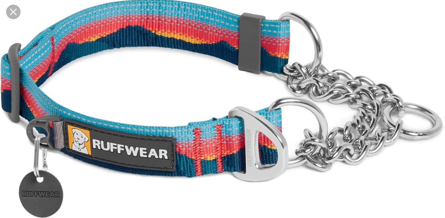Ruffwear Chain Dog Collar Mountain Design 20-26in