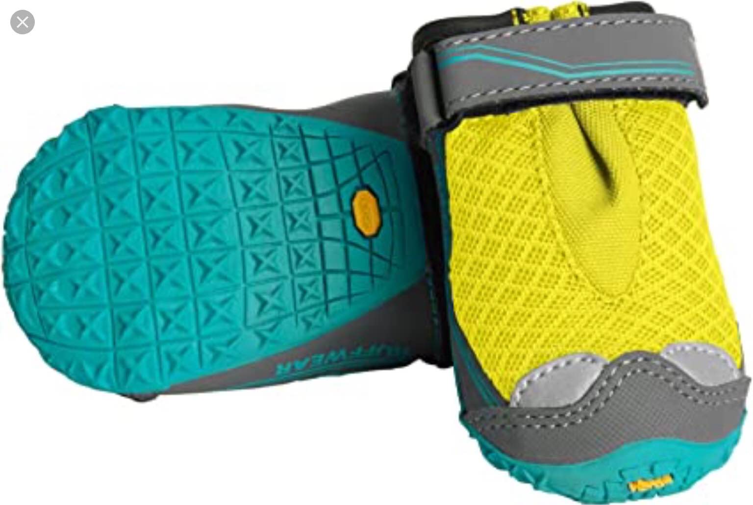 Ruffwear Dog Boots Green 1.5