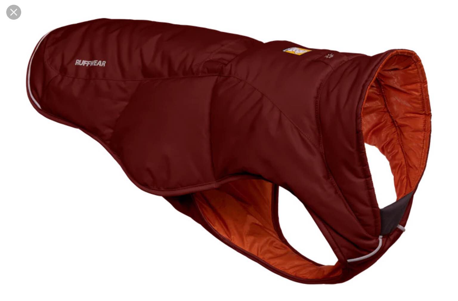 Ruffwear Quinzee Dog Jacket Fired Brick Large