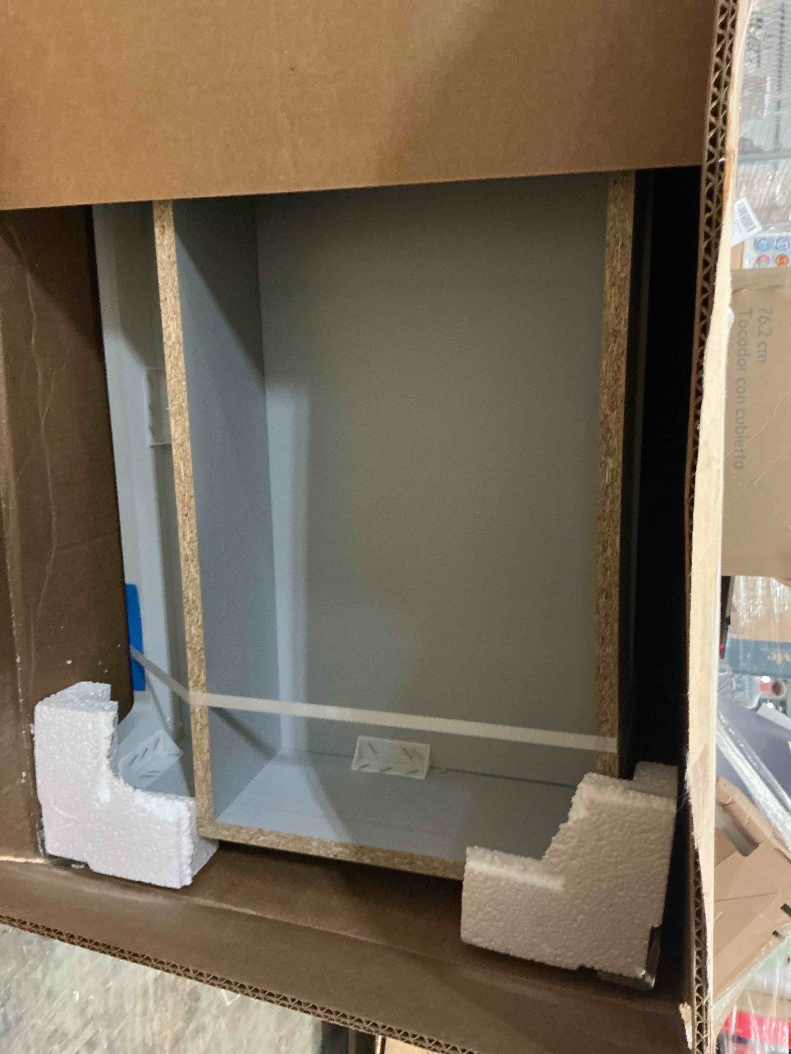 Condition photo showing As Is for style selections potter single sink bathroom vanity