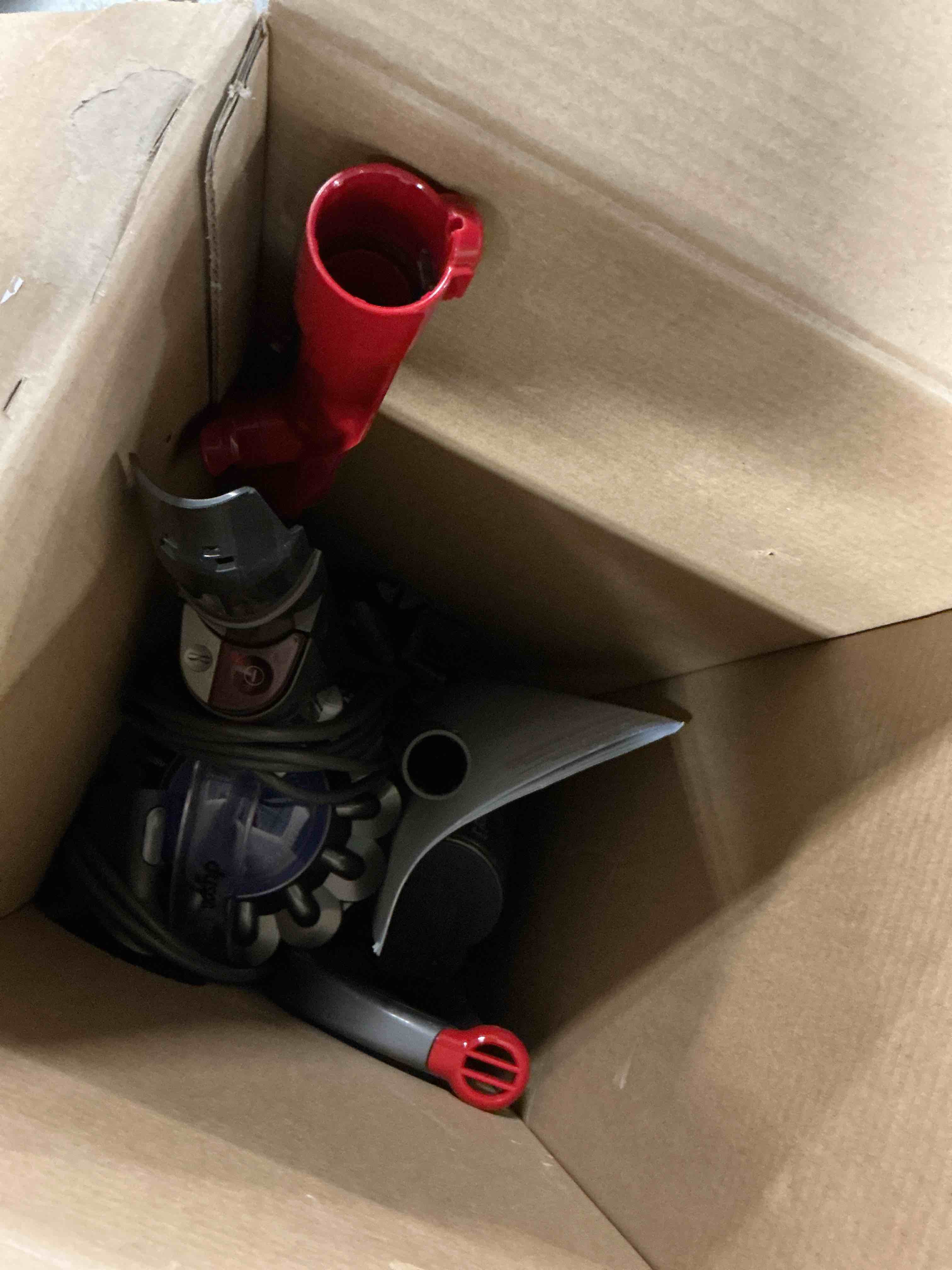 Condition photo showing As Is for dyson ball animal 3 upright vacuum cleaner