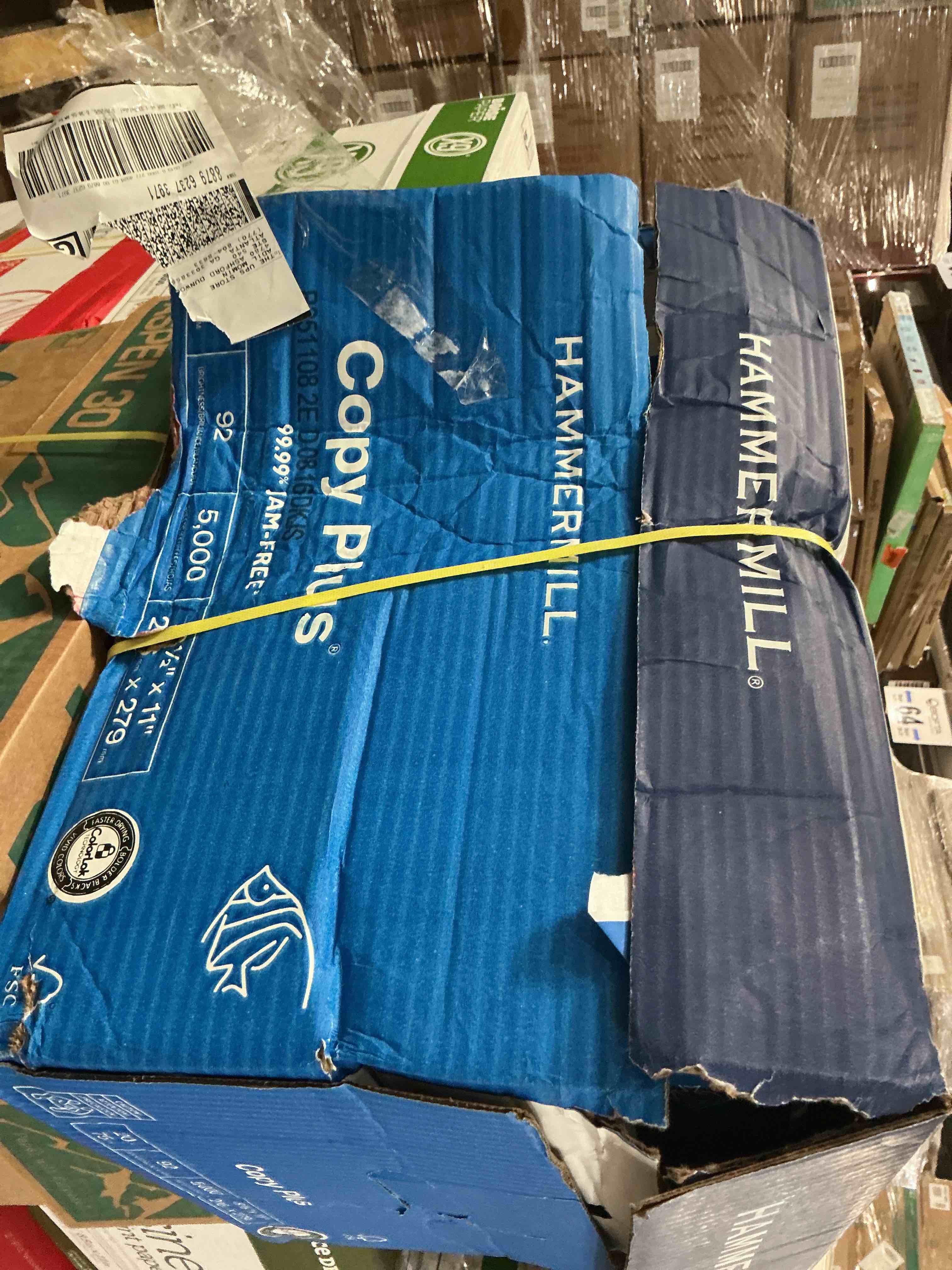 Condition photo showing Good Condition for hammermill copy plus paper  92 bright  20lb  8-1/2 x 11  white  5000 sheets/carton