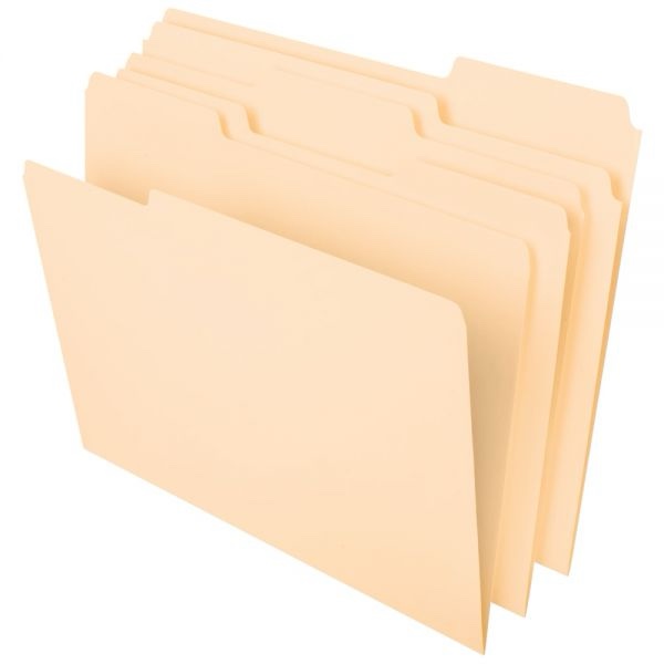 office depot®  3-tab  file folders  250ct