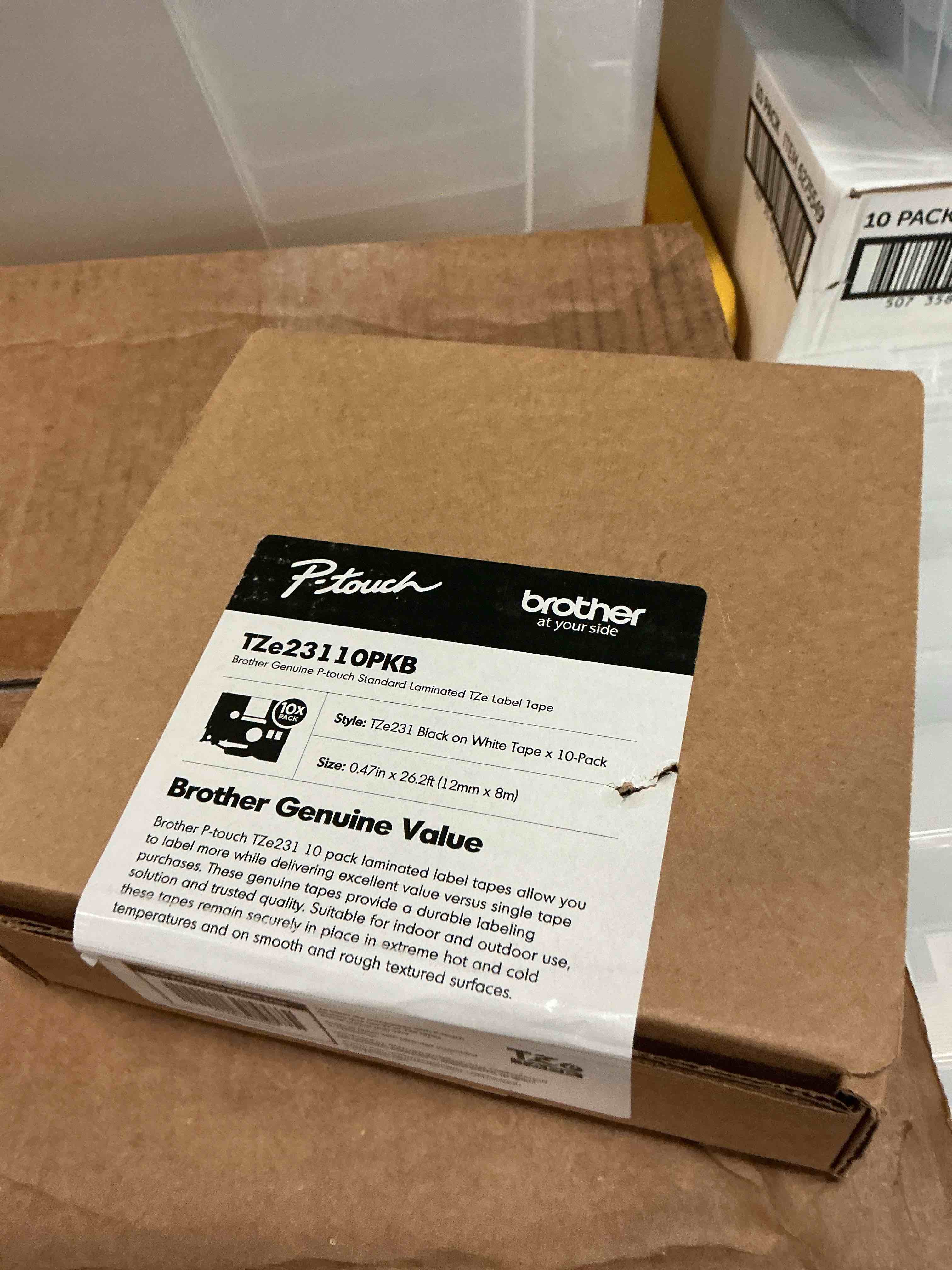 Condition photo showing Good Condition for brother tze23110pkb