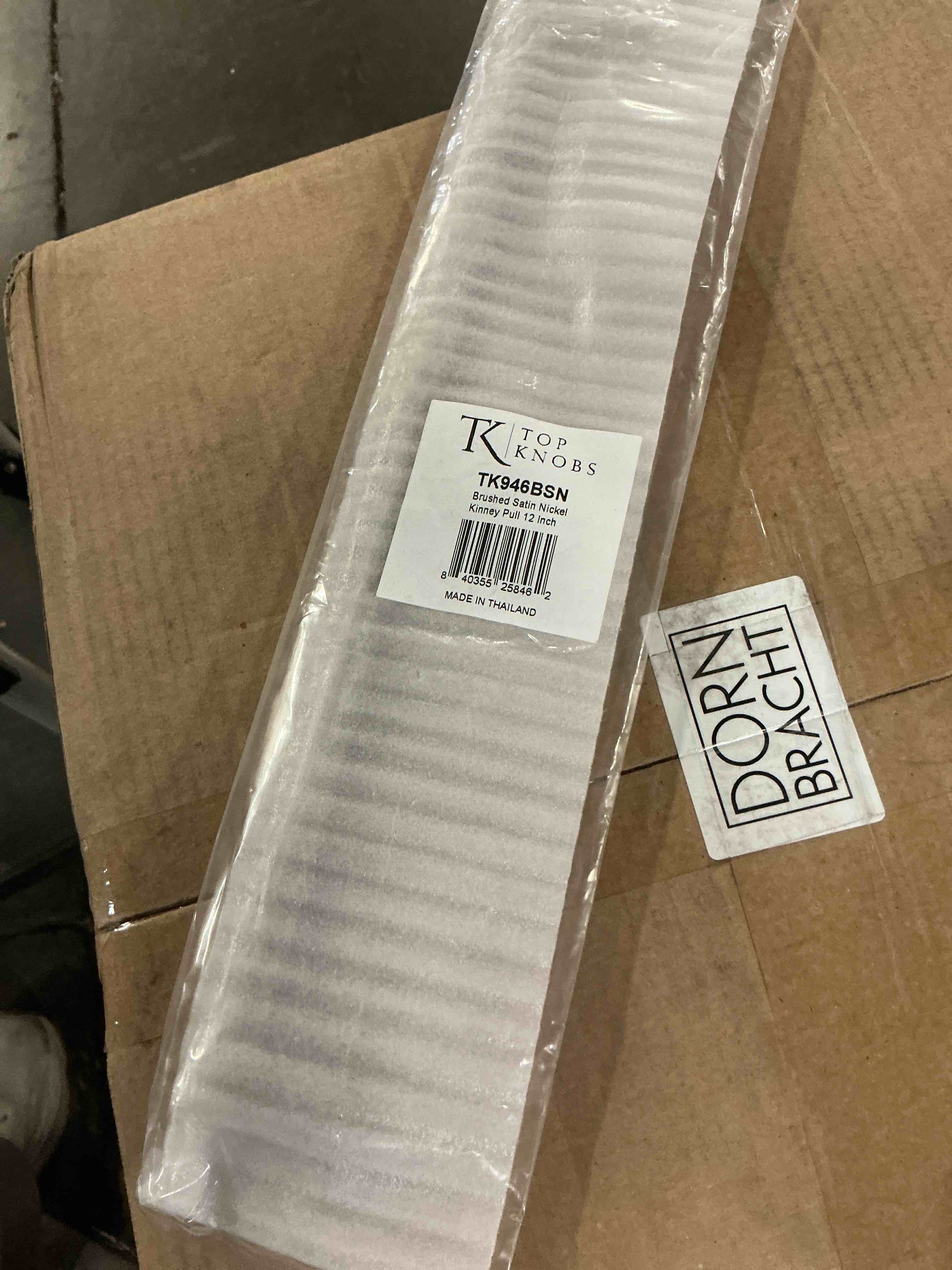 Condition photo showing Good Condition for top knobs tk946bsn tk946 kinney 12 inch center to center handle cabinet pull from the lynwood series