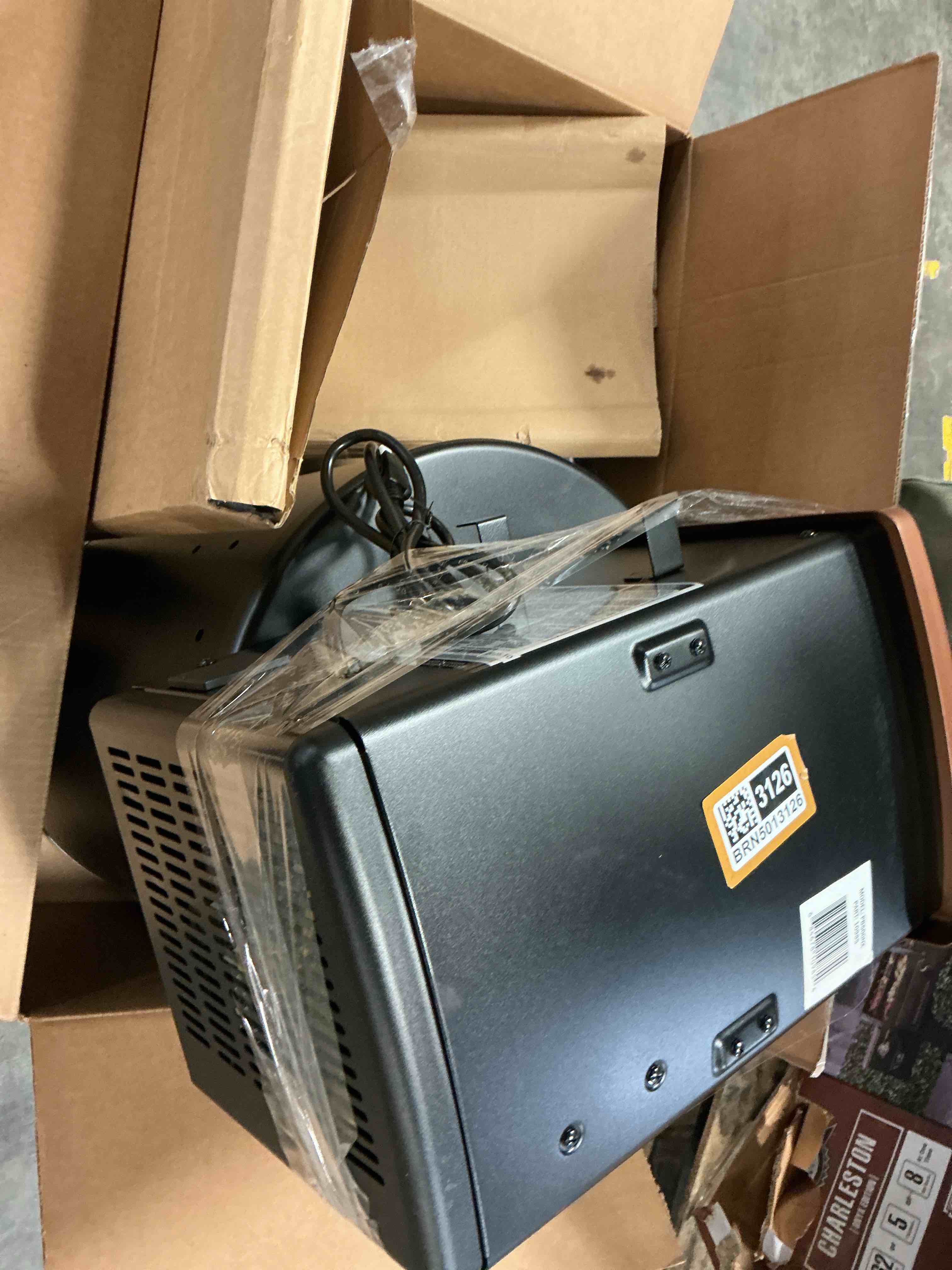Condition photo showing As Is for pit boss charleston 1020 sq in wood pellet grill/gas griddle combo - onyx edition