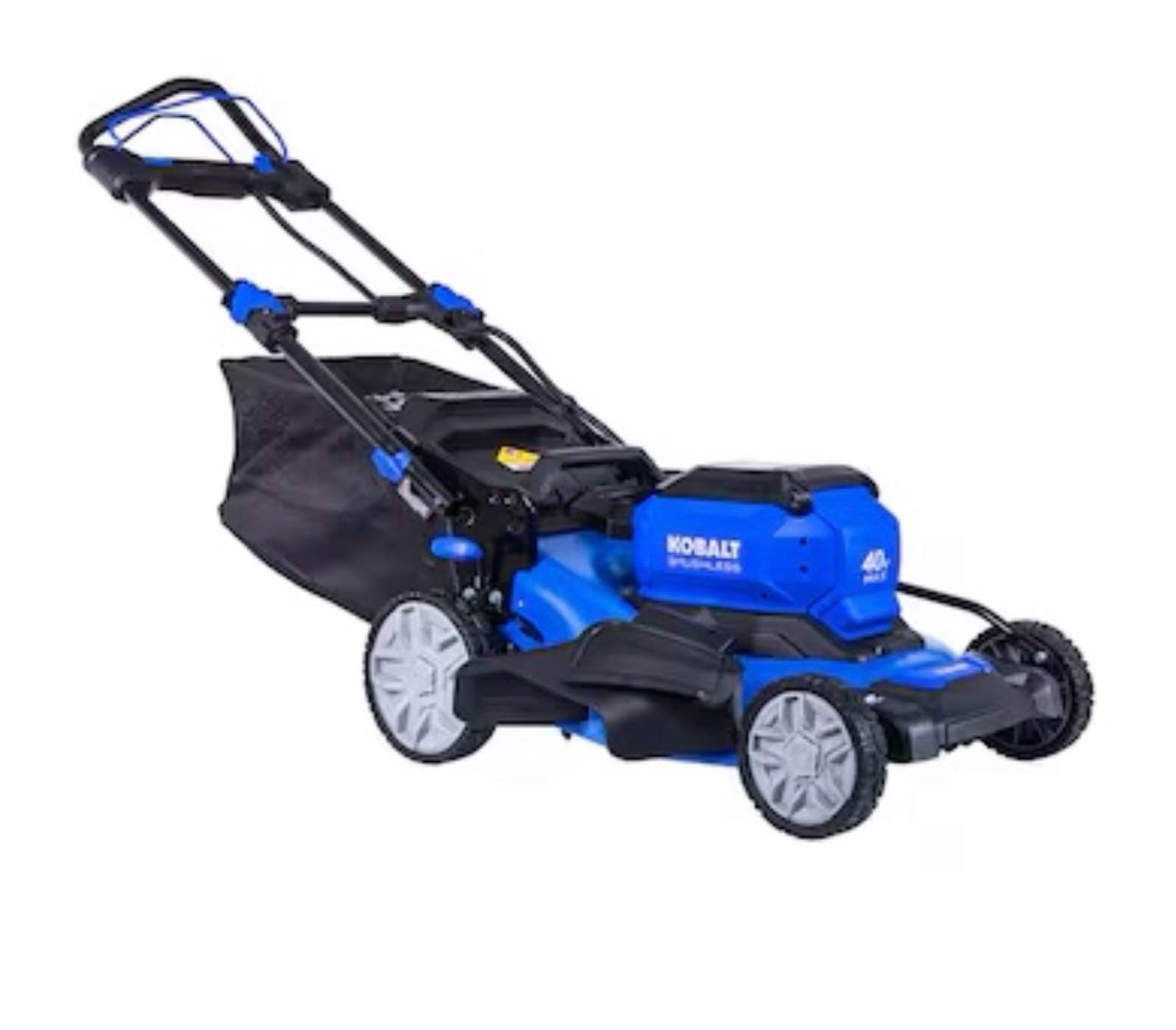 kobalt gen4 40-volt, 20-in self propelled battery walk mower with (included battery and charger)