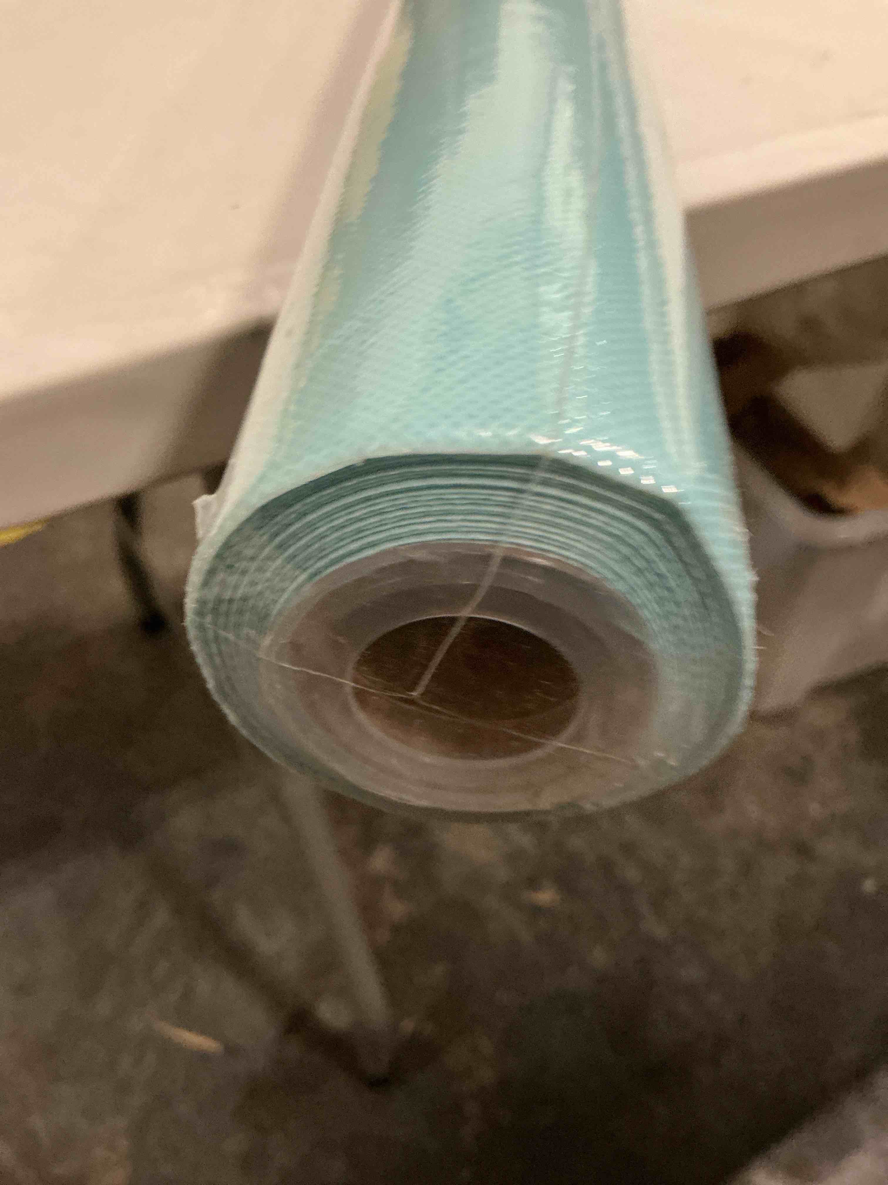 Condition photo showing New/Like New for teacher created resources light blue better than paper bulletin board roll (tcr77450)