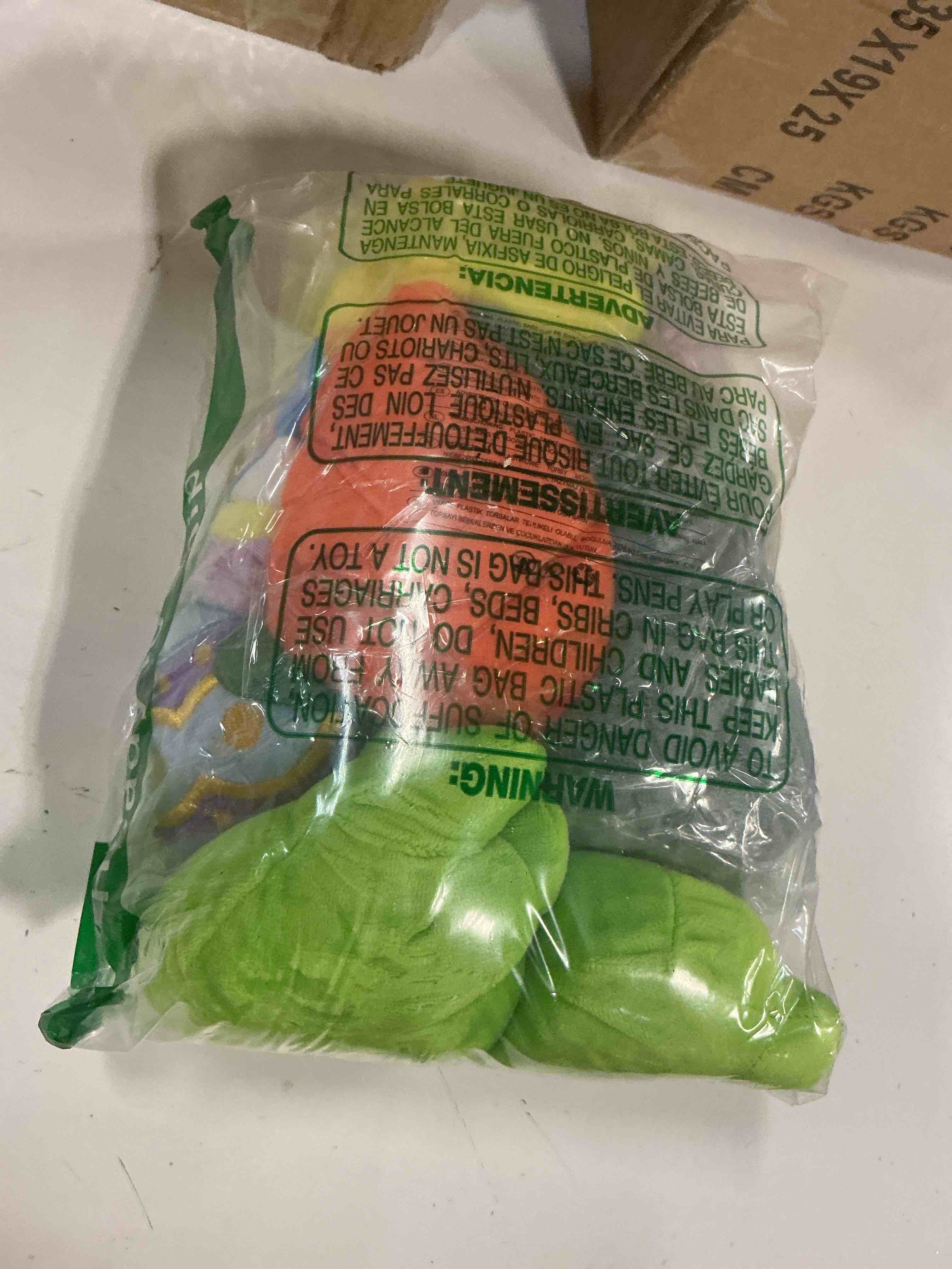 Condition photo showing Good Condition for joyin 7 pcs easter basket stuffers playset plush bunny chick frog carrot egg toys party favors easter decorations party gifts supplies, original style plush baby, girls boys toddler kids of all ages