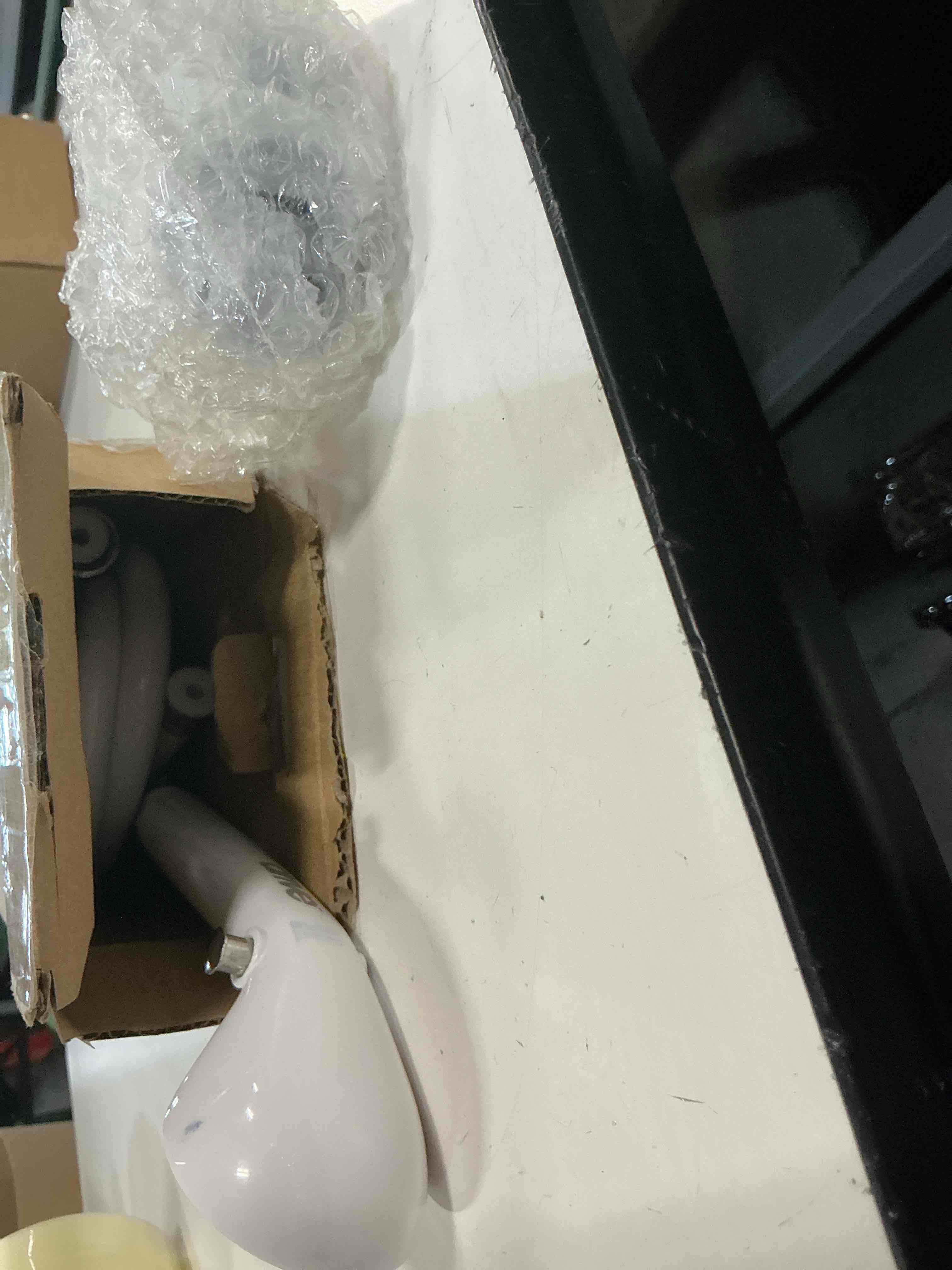Condition photo showing As Is for waterpik high pressure hand held shower head with hose, powerpulse massage 6-mode, chrome xal-643me