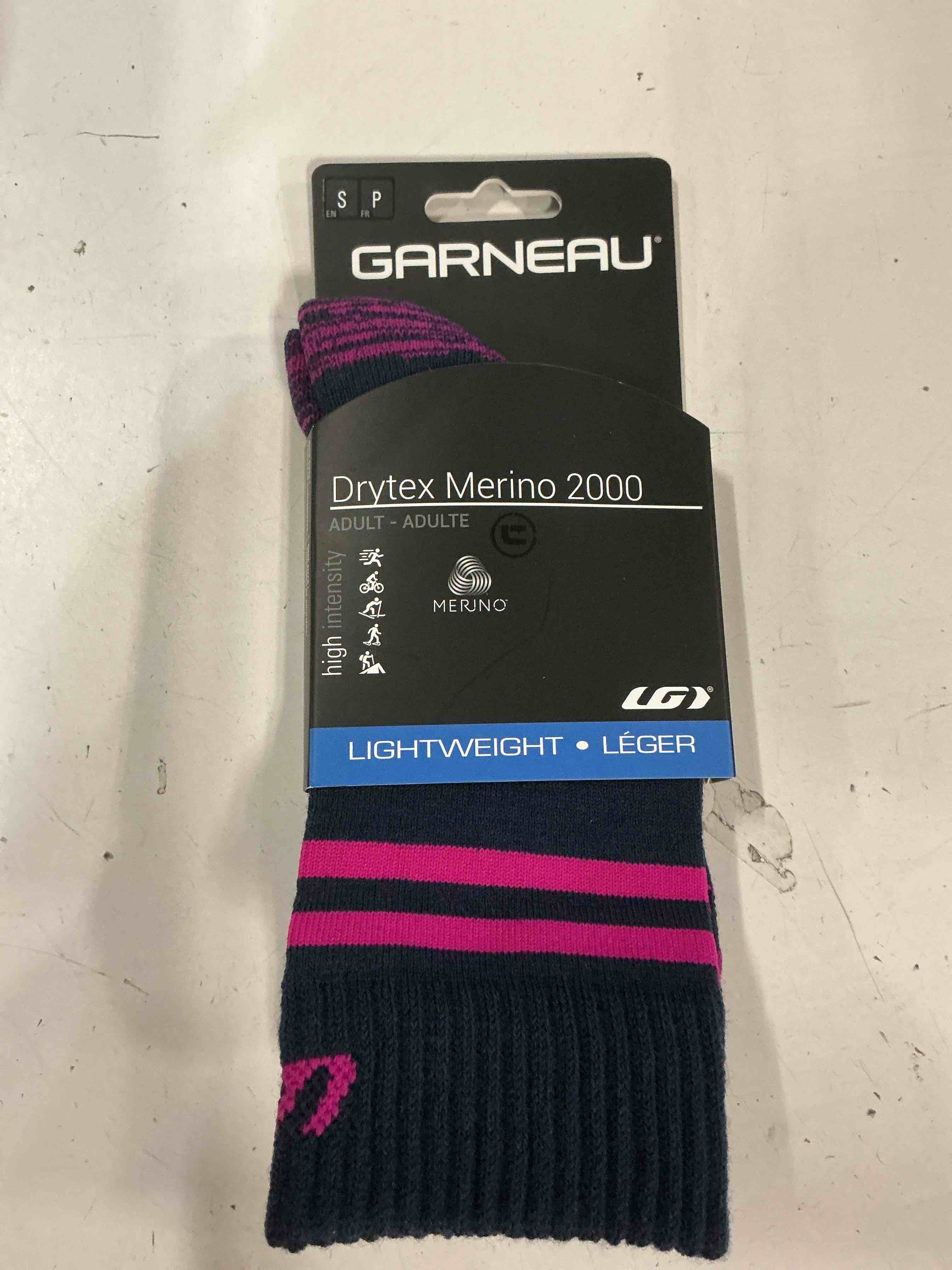 Condition photo showing New/Like New for drytex merino 2000 socks size s pink