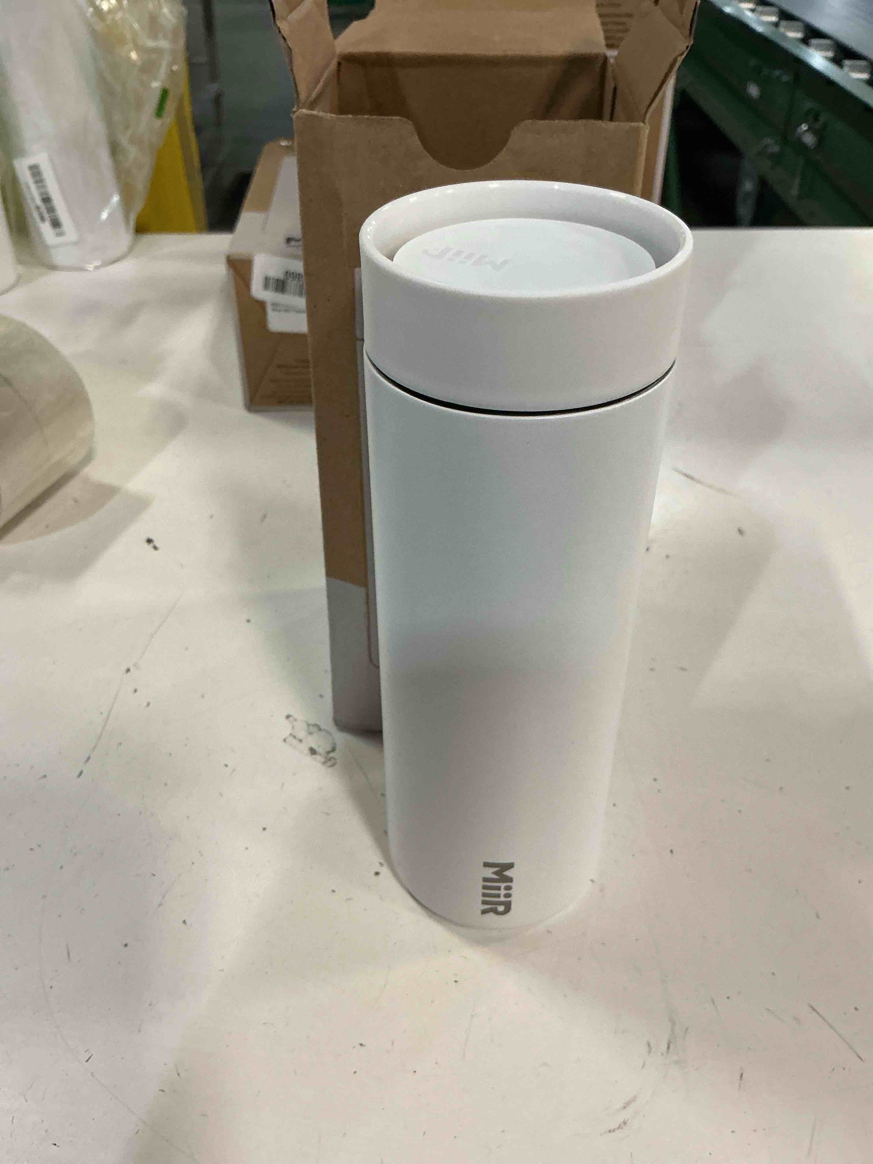 Condition photo showing New/Like New for miir, 360 traveler, vacuum insulated, evergreen, 16 oz