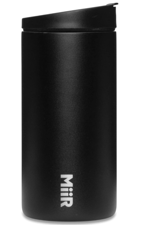 MiiR Flip Traveler 12oz - Double-Wall Vacuum Insulated with Flip Lid, BPA-Free Stainless Steel Construction, Insulated Tumbler for Hot or Cold Drinks