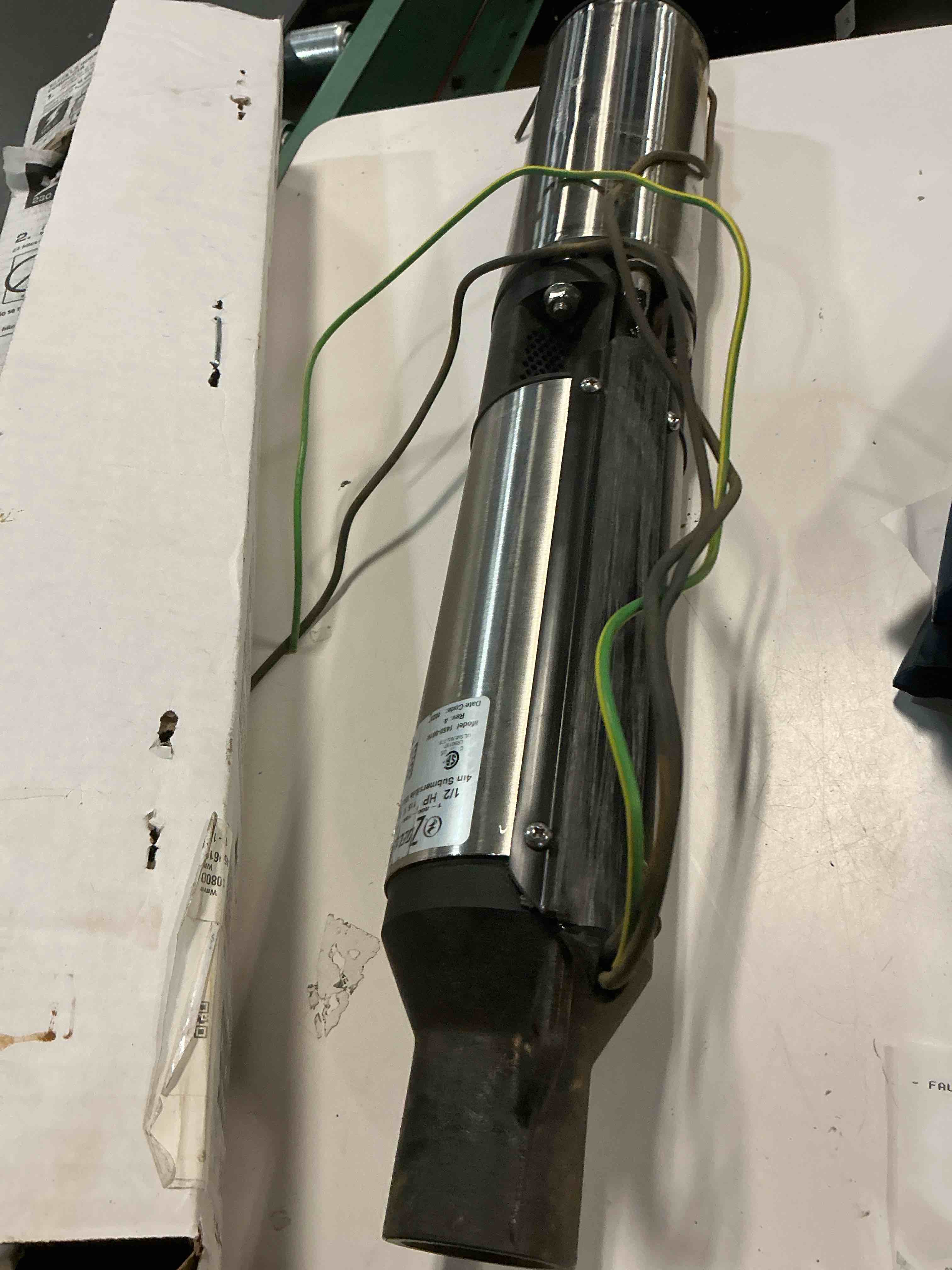 Condition photo showing As Is for well4’ submersible well pump