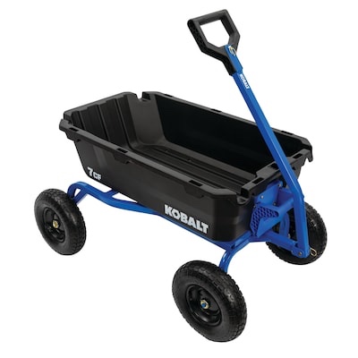 kobalt 7.0-cu ft poly yard cart