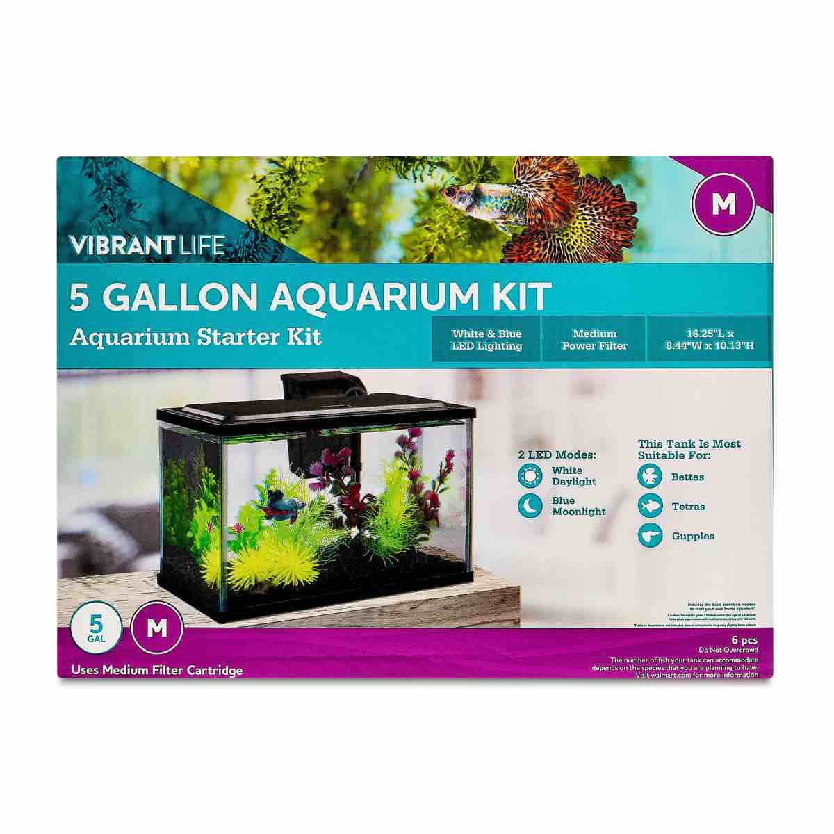 VIBRANT LIFE Aquarium Starter Kit 5. gallon 