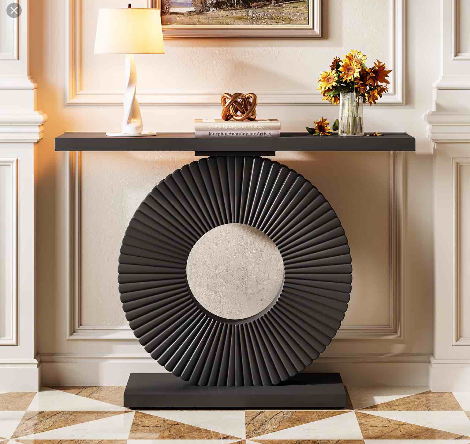 modern console table