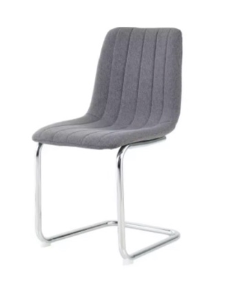 Modern Simple Light Luxury Dark Grey Dining Chair ( set of 4 ) 