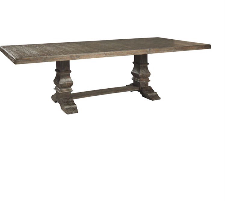 ((incomplete only top )) Wyndahl Rectangular Dining Room Extension Table 