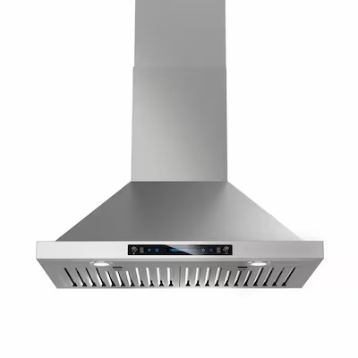Throes 30 in. 600 CFM Convertible Wall Mount Range Hood in Stainless Steel with Gesture Touch and Remote Control
