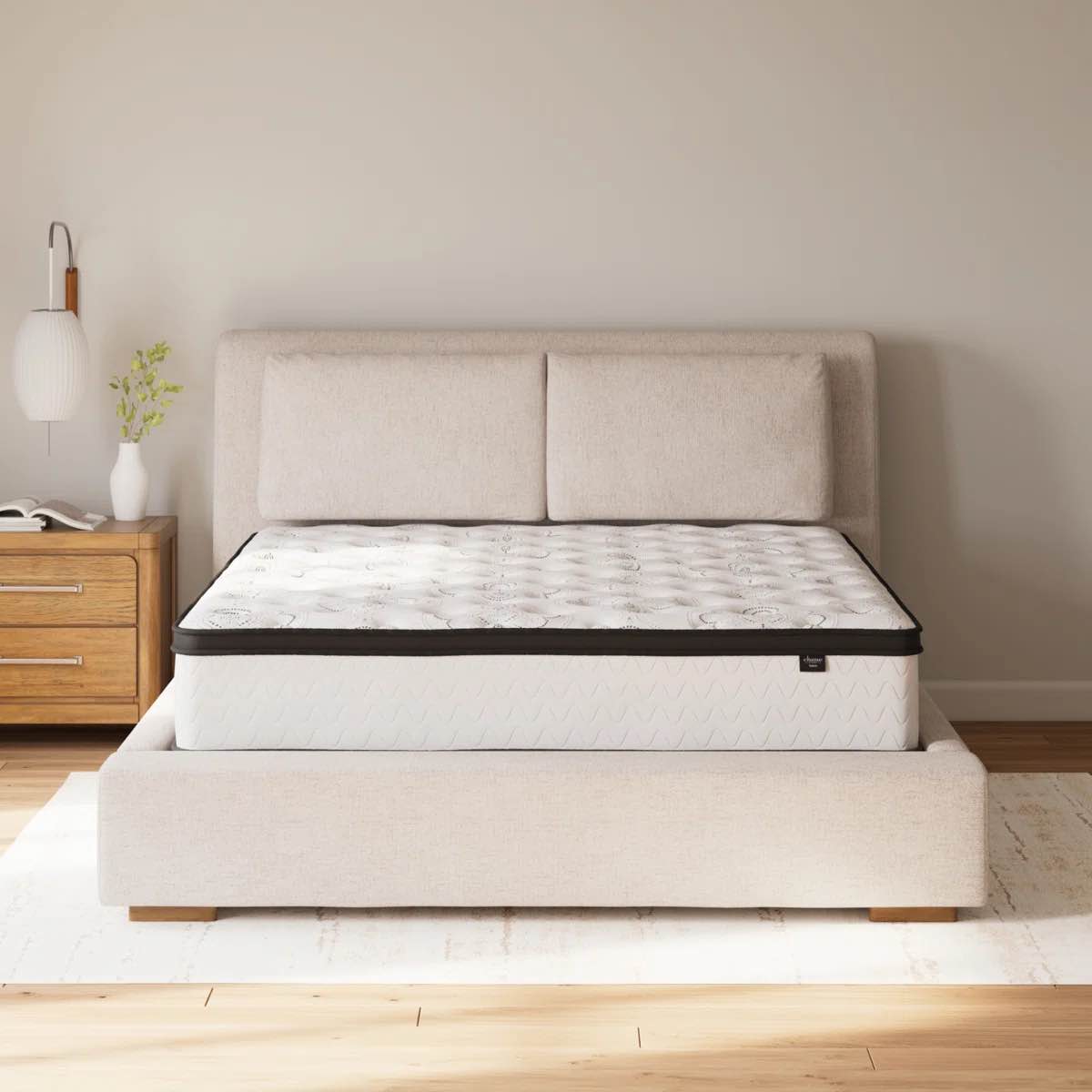 Chime 12" Ultra Plush Hybrid Mattress Full