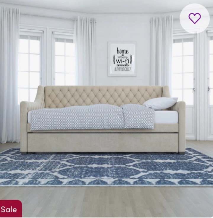 Antonia Twin Upholstered Daybed With Trundle 
