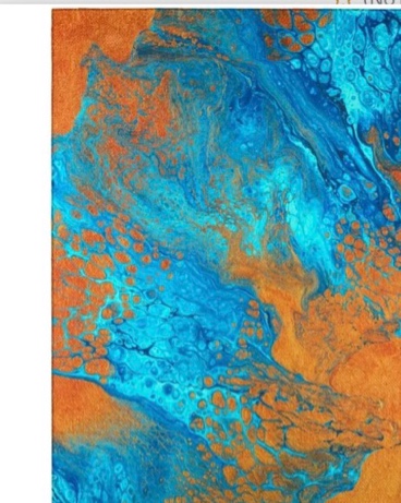 Similar Abstract cobaltb area rug 