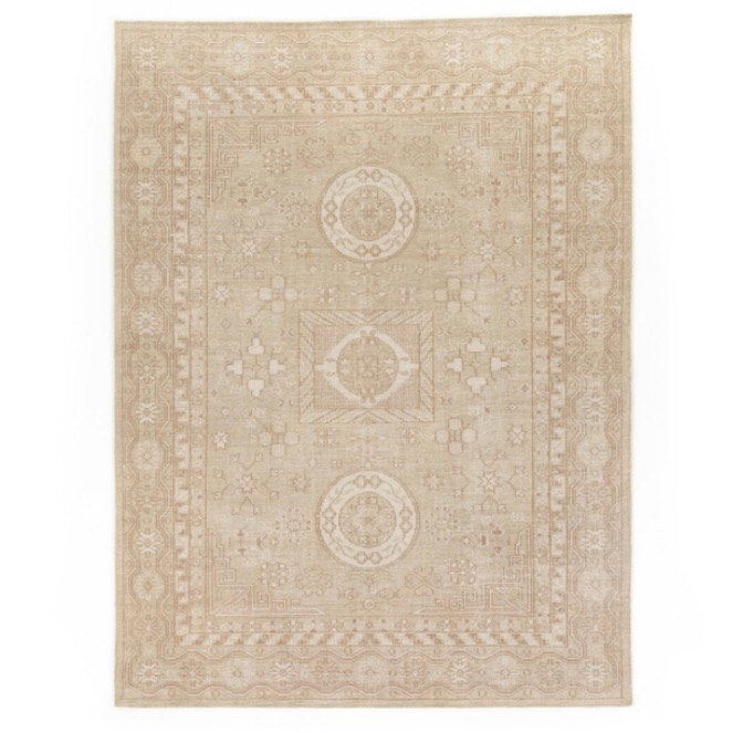 CORTONA HAND KNOTTED RUG CREAM 10X14