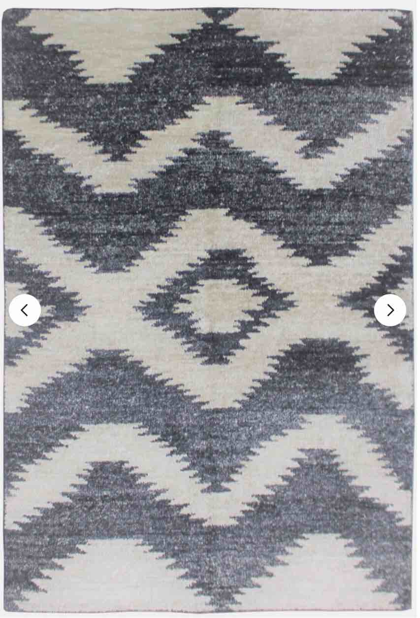 Hand Knotted Bamboo Silk Rug.