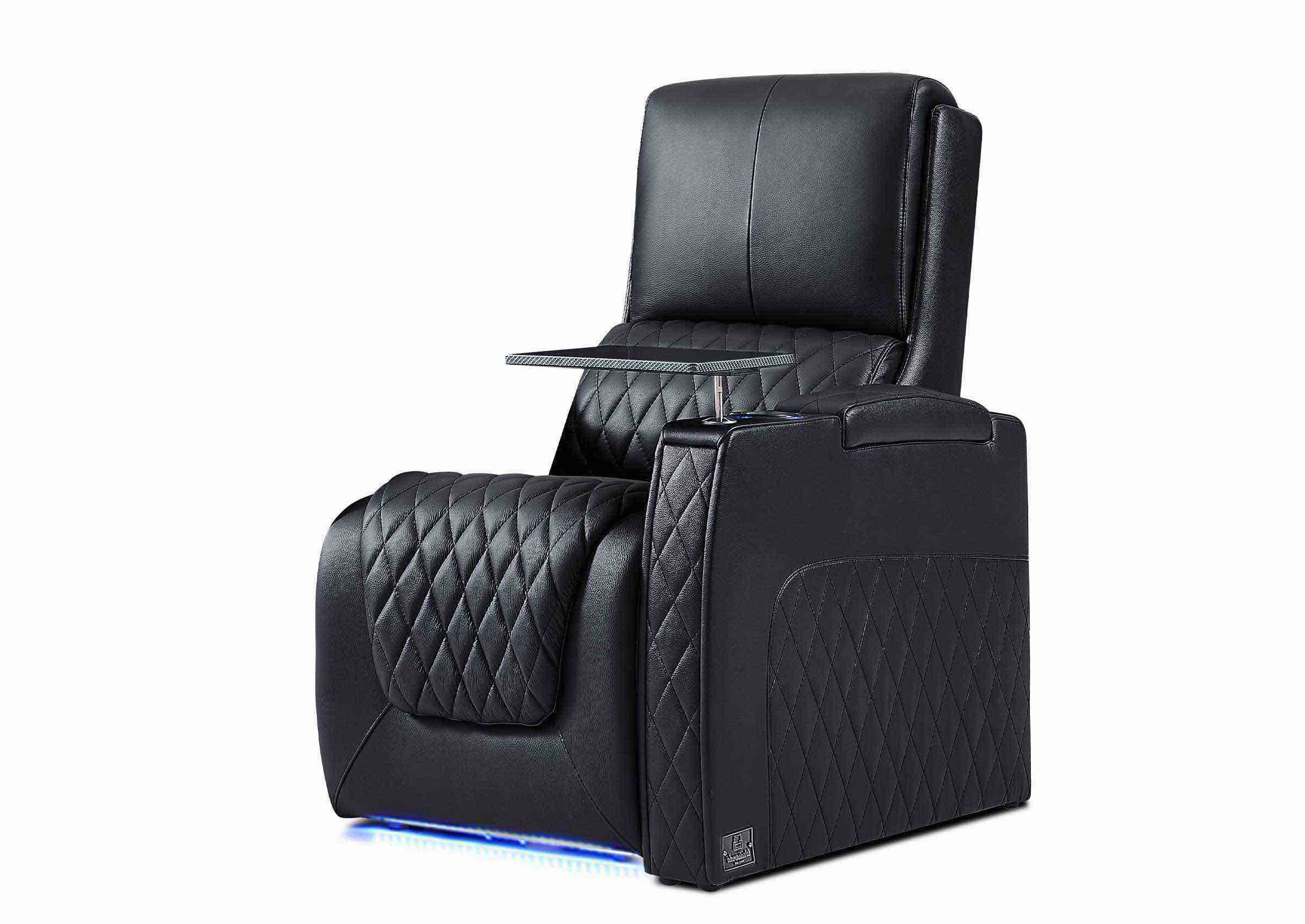 Weilianda Astronaut Series Single-Arm Recliner WLD-2738-100-6E-BLACK