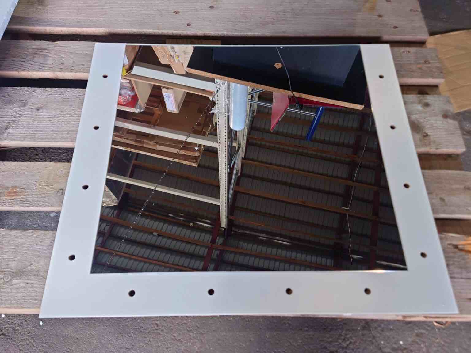 Cosmetic table mirror 70x70x60
