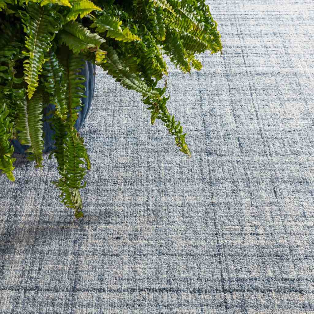 Sutton Toby Charcoal, Ivory Area Rug 4’X6’