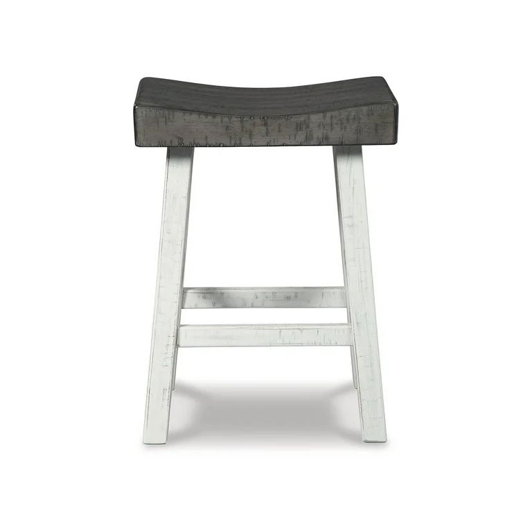 Signature Design by Ashley Glosco Counter Height Barstool, Brown/Antique White