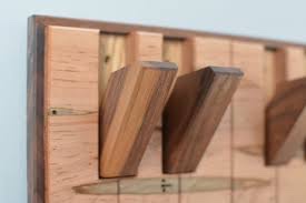  Natural Wood Wall Mounted Piano Coat Rack (Similar)