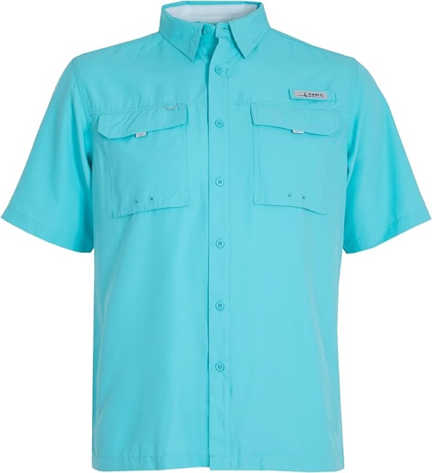 HABIT Men’s Fourche Mountain Short Sleeve River Guide Fishing Shirt 2XL