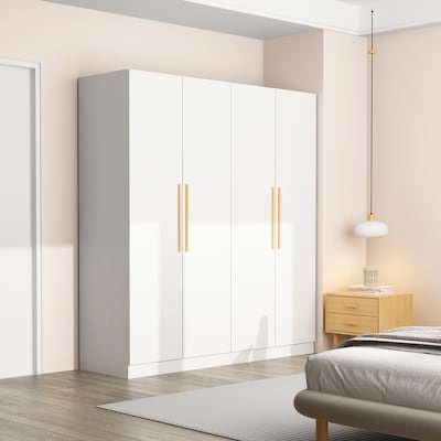 FUFU&GAGA 2-door Armoire White Armoire