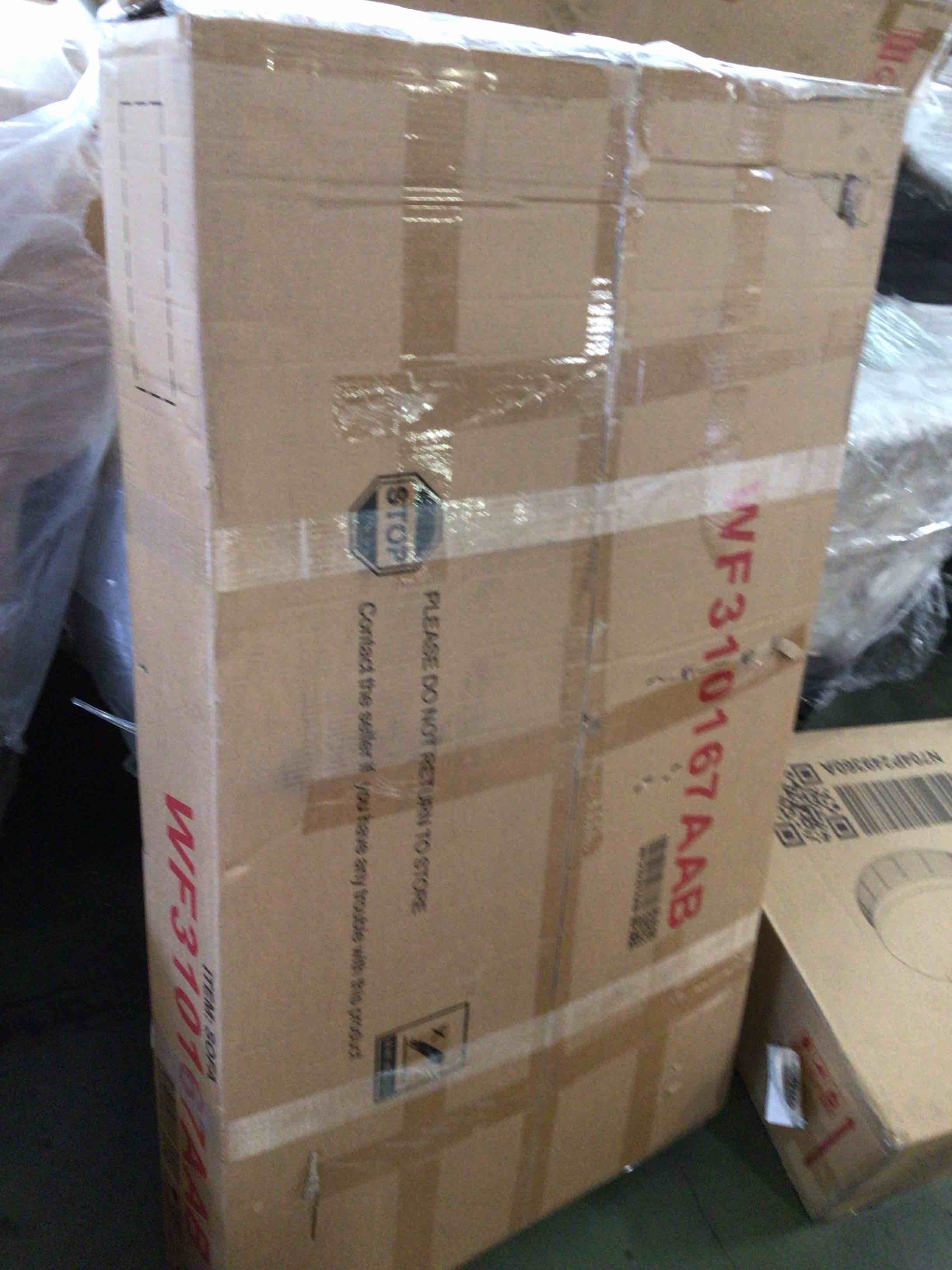 Condition photo showing As Is for ((incomplete only 1 box )) 8004aab-6 seat sofa