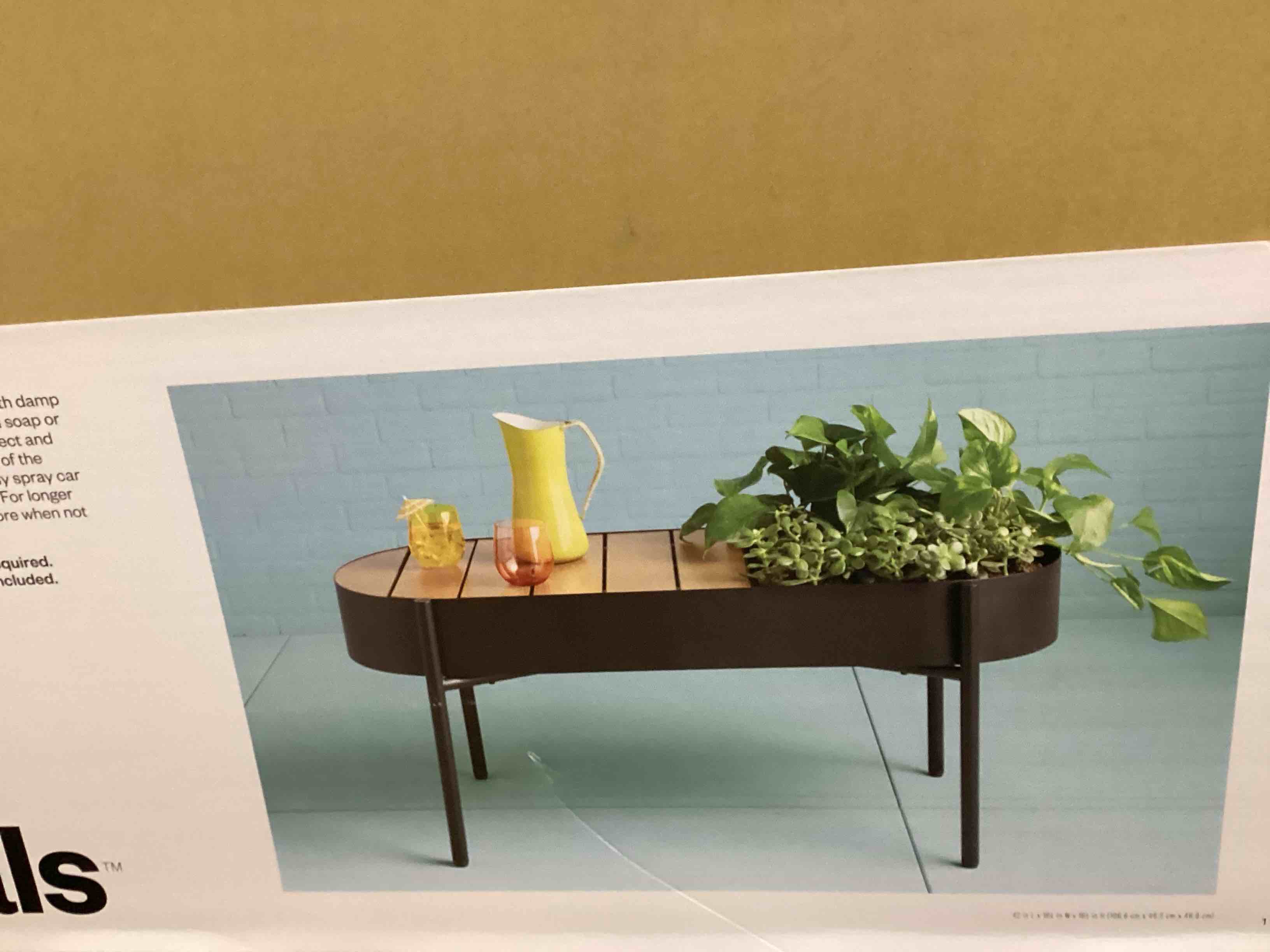 Condition photo showing New/Like New for planter metal stands black 3.5'x1.52'x1.54' - room essentials™