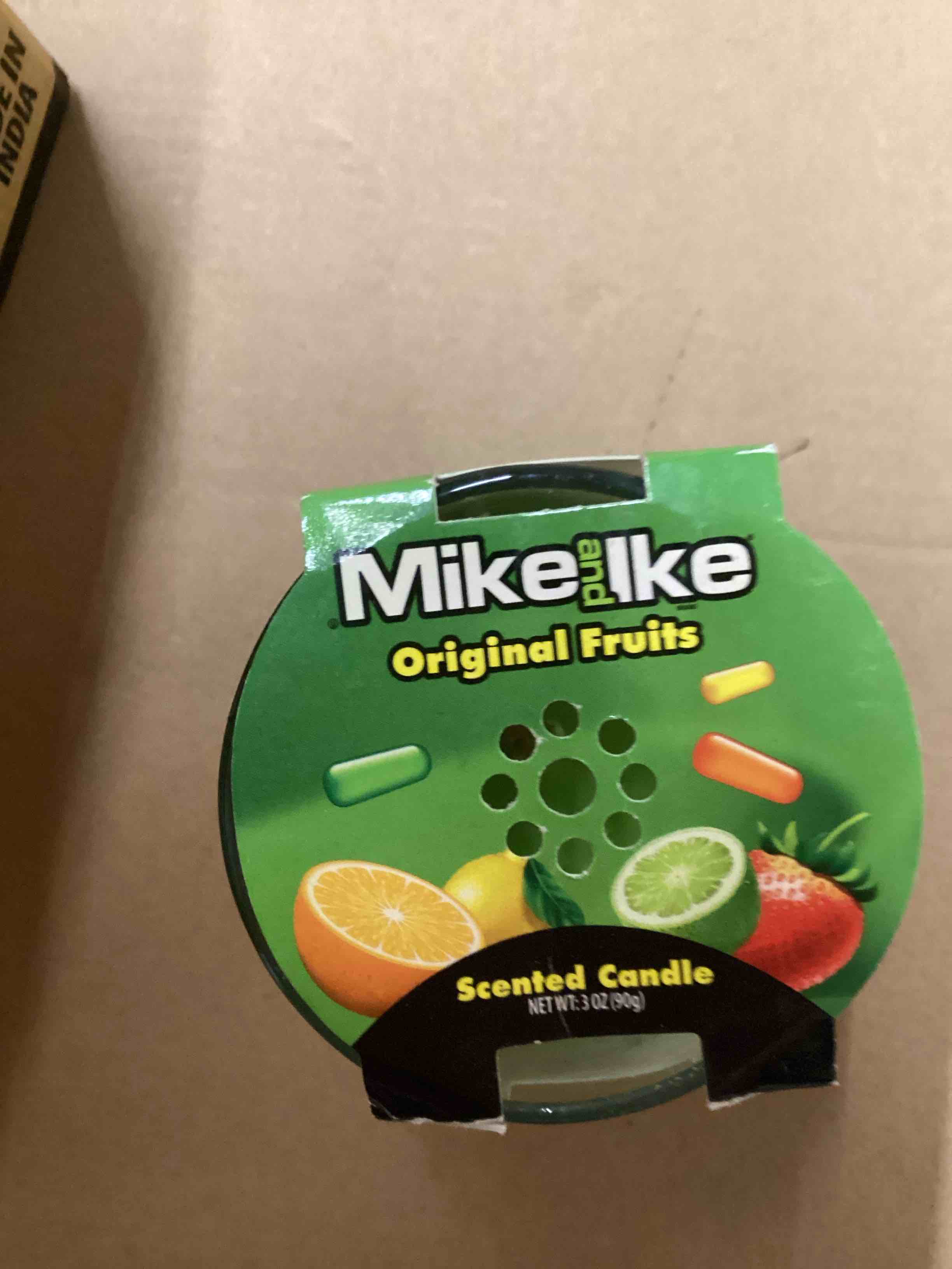 Condition photo showing New/Like New for mike ike scented candle