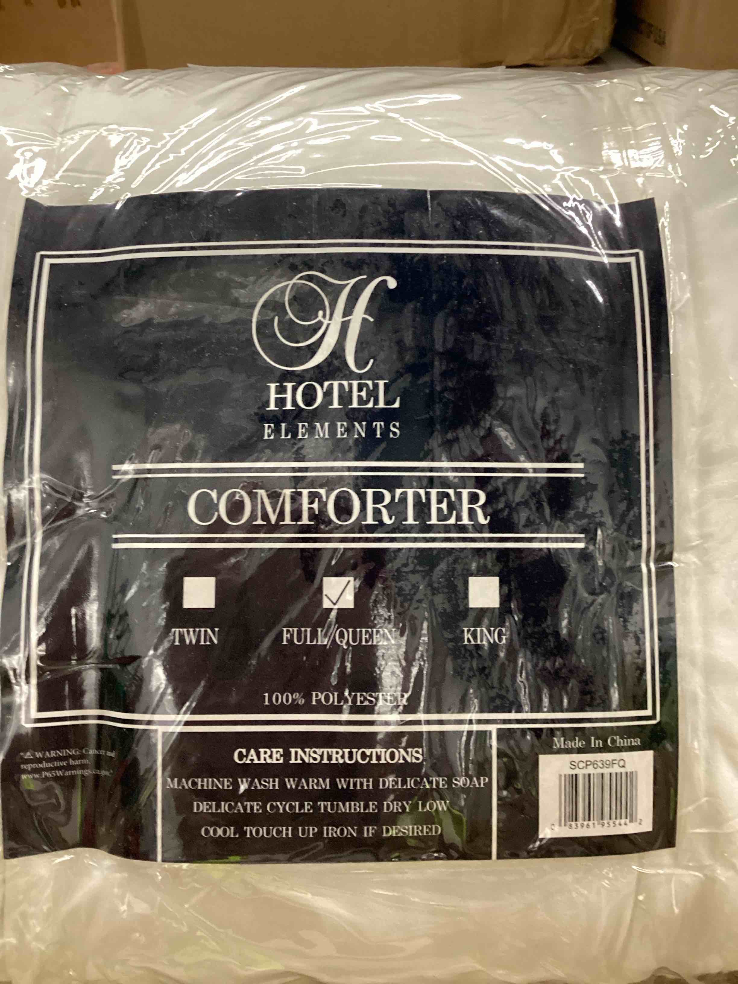 hotel elements comforter full/queen 
