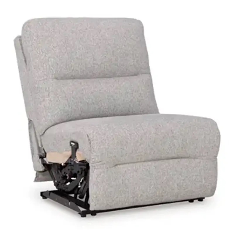 9360531 Ashley Furniture Acklen Place Power Armless Recliner With Adjustable Headrest - Pewter
