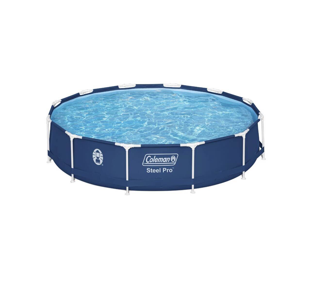 Coleman Steel Pro 12 ft. x 33 in. Round Metal Frame Above Ground Pool 