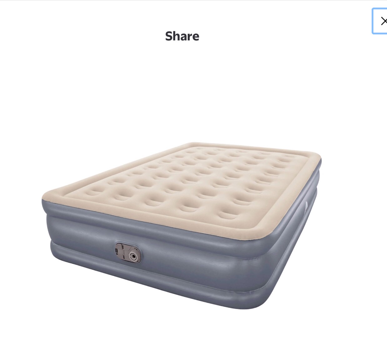 Ozark Trail 16" Full Air Mattress with Built-In Electric Pump