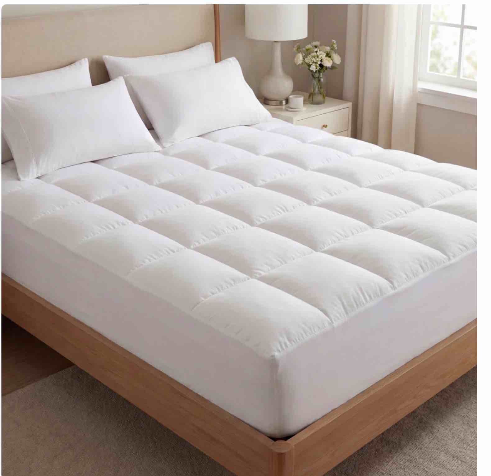 Allswell Ultra Plush Pillow Top Mattress Topper  King